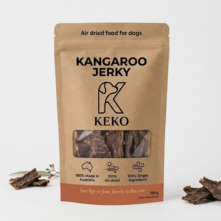 Kangaroo Jerky for your Dogs