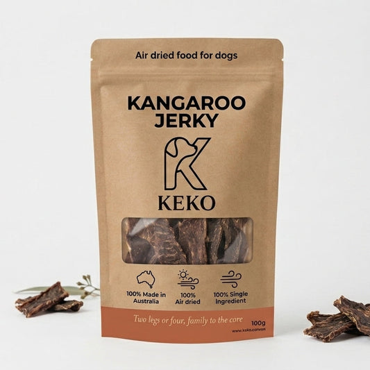 Kangaroo Jerky for your Dogs